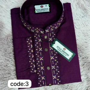 প্রিমিয়াম এমব্রয়ডারি ঈদ পাঞ্জাবি (কোড:3) jam