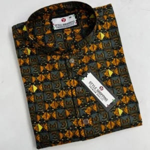 হলুদ পিন্টের পাঞ্জাবি (কোড ৩)