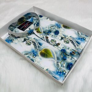 চায়না স্টিজ কাপড়ের থ্রিডি প্রিন্ট পাঞ্জাবি code:9